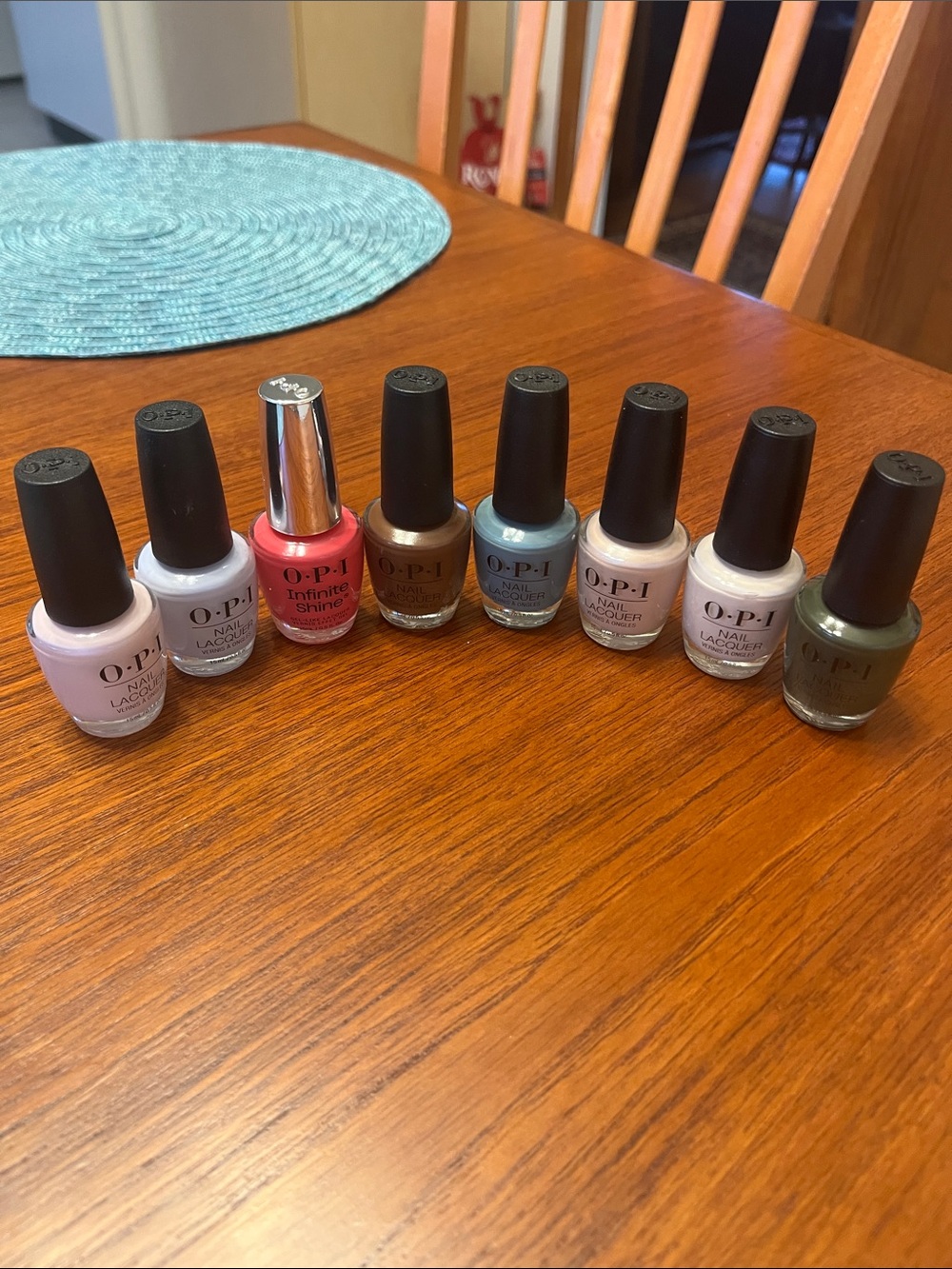 OPI Nail Lacquer / Polish Bundle - 8 Assorted Shades